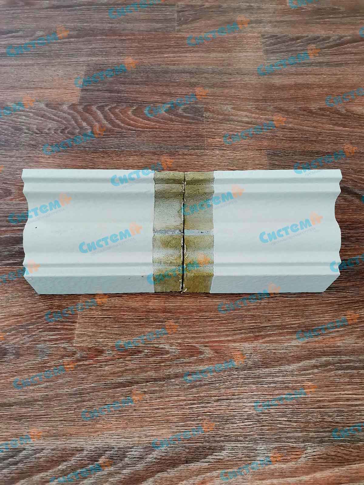 Минераловатные карнизы и кронштейны для оформления фасада школы